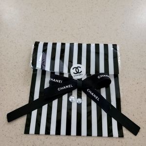 chanel ribbon hair clip handmade